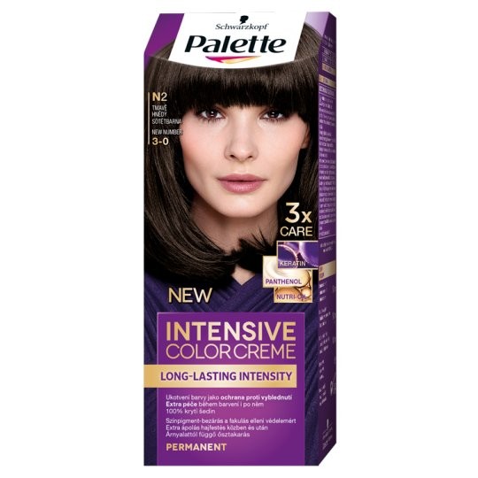 Palette IC N2 tmavě hnědá - Kosmetika Pro ženy Vlasová kosmetika Barvy
